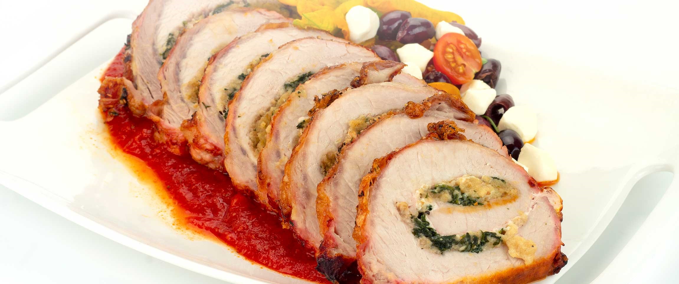 Stuffed and Rolled Pork Loin