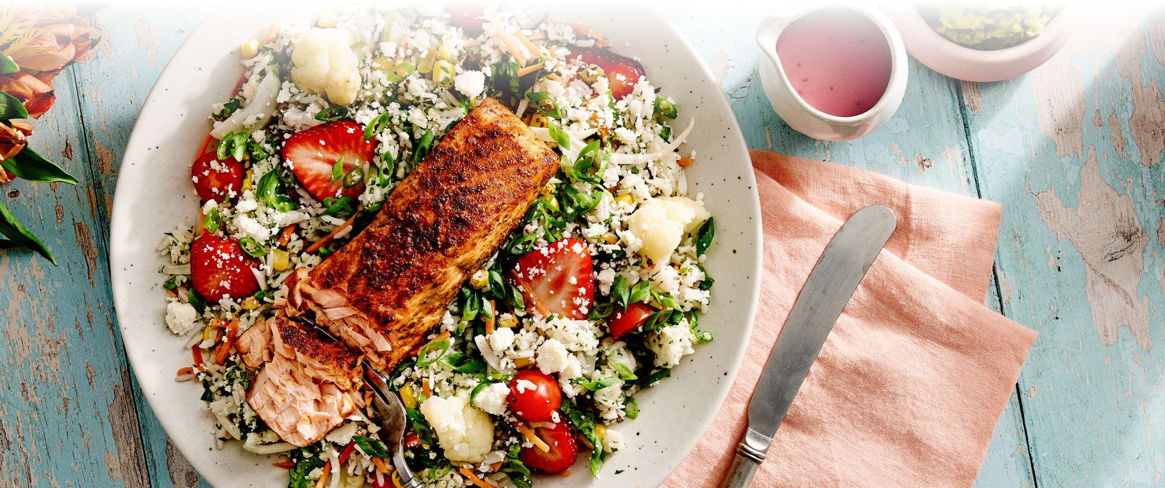 Bay Winds® Blackened Salmon Power Bowl