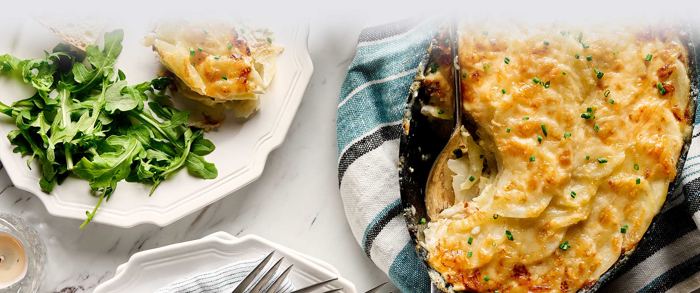 Blue Crab Potato Gratin