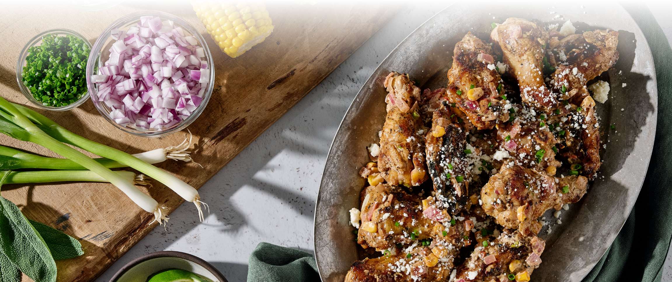 West Creek® Cajun Elote Grilled Wings