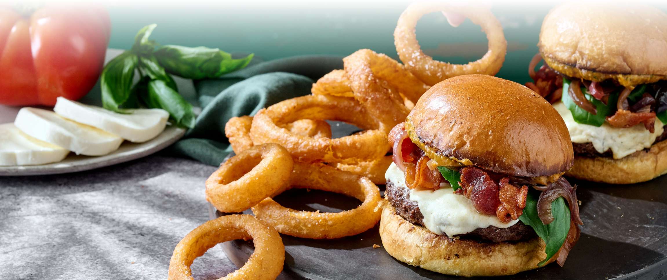 Roasted Caprese Burger