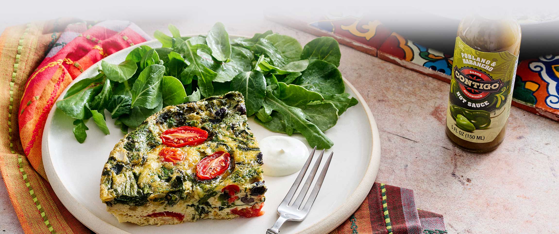 Contigo® Poblano Frittata