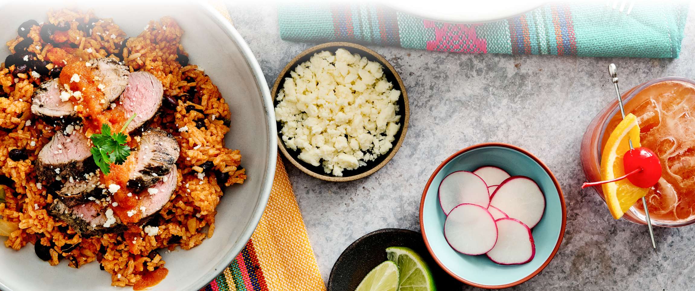 Allegiance® Jerk Tenderloin of Pork Birria Bowl