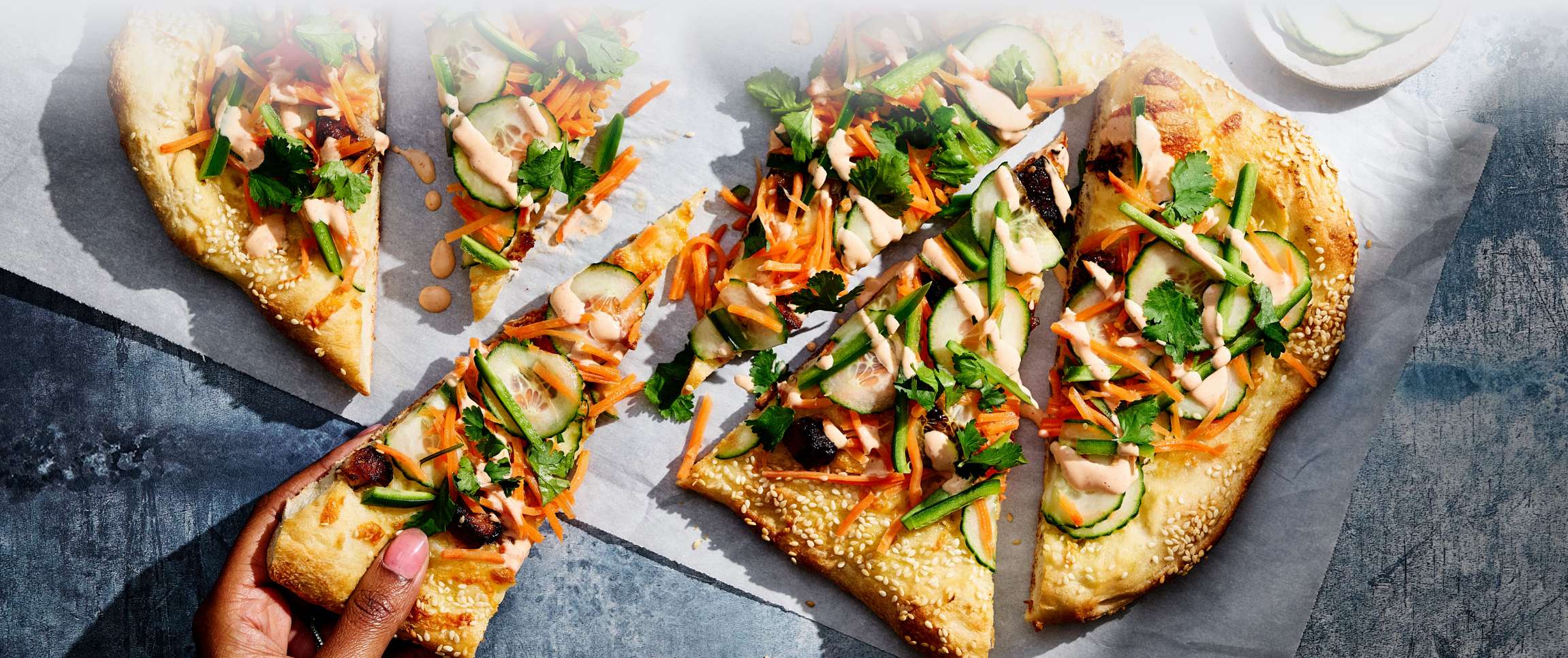 Pork Belly Banh Mi Pizza