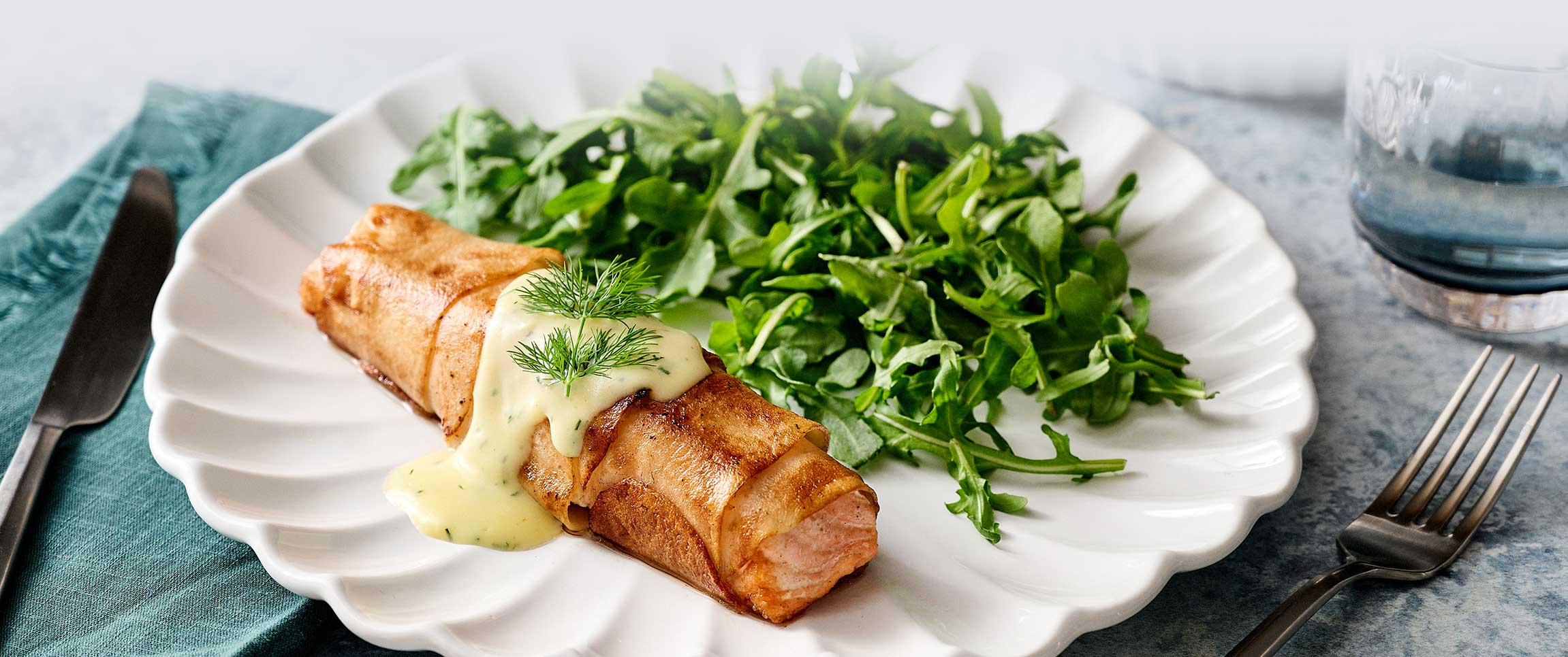 Potato Wrapped Salmon