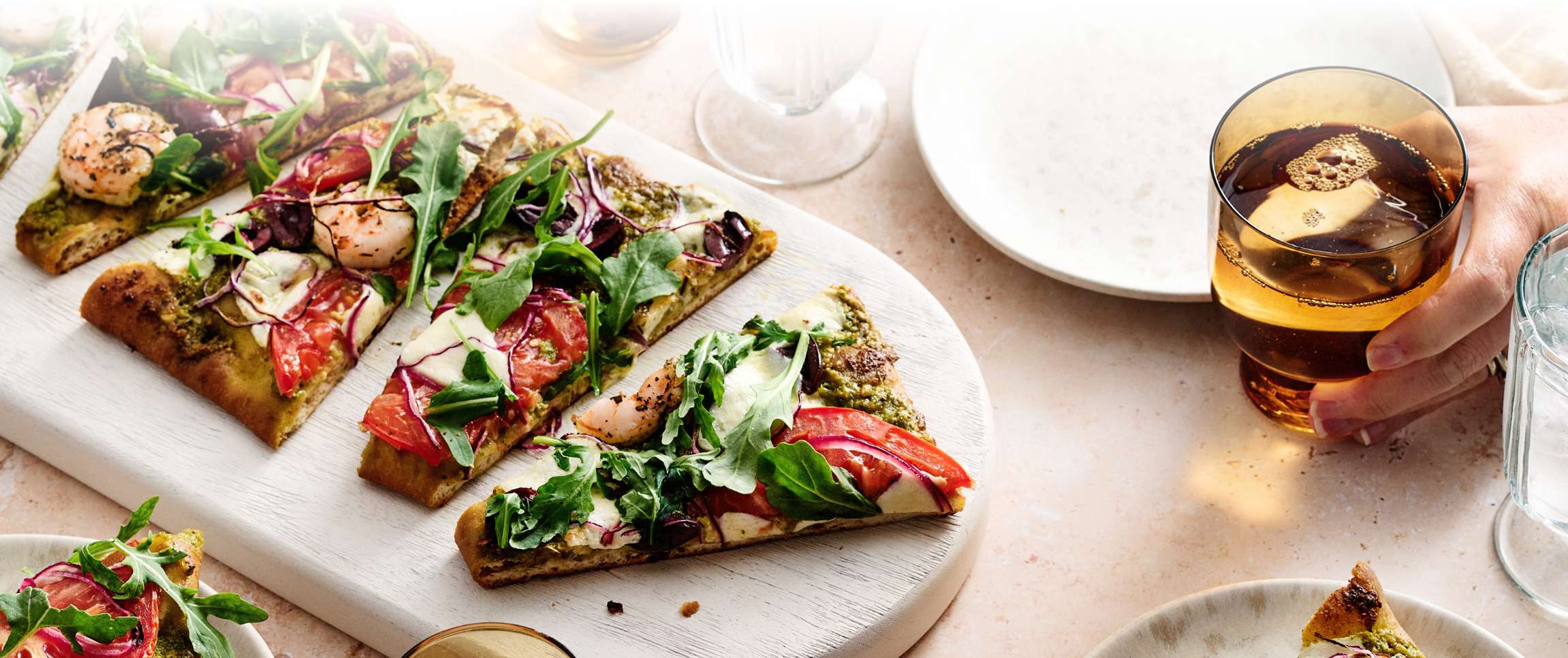 Bay Winds® Grilled Rosemary Shrimp Flatbread