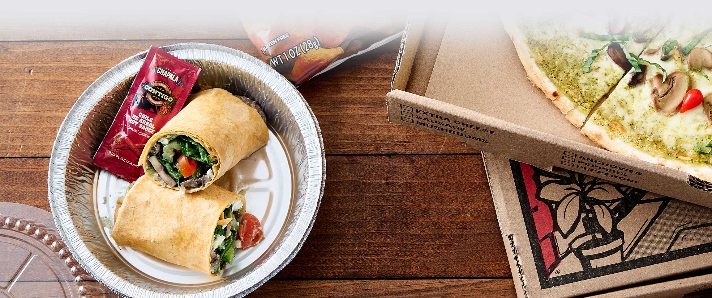Pesto and Feta Wrap