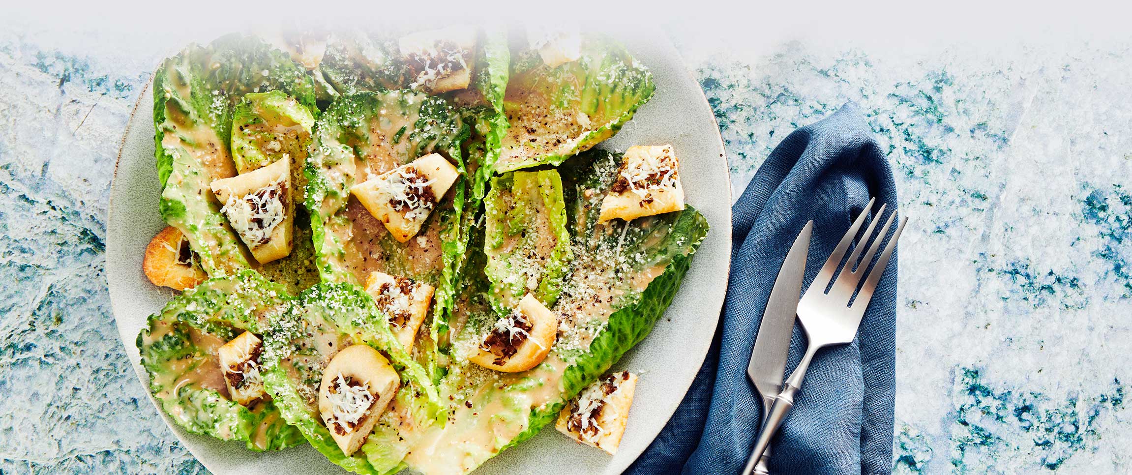 Caesar Pizzeta Salad