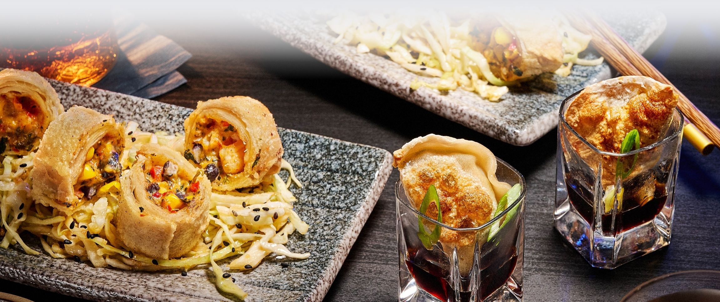 Crispy Tempura Santa Fe Chicken Egg Roll