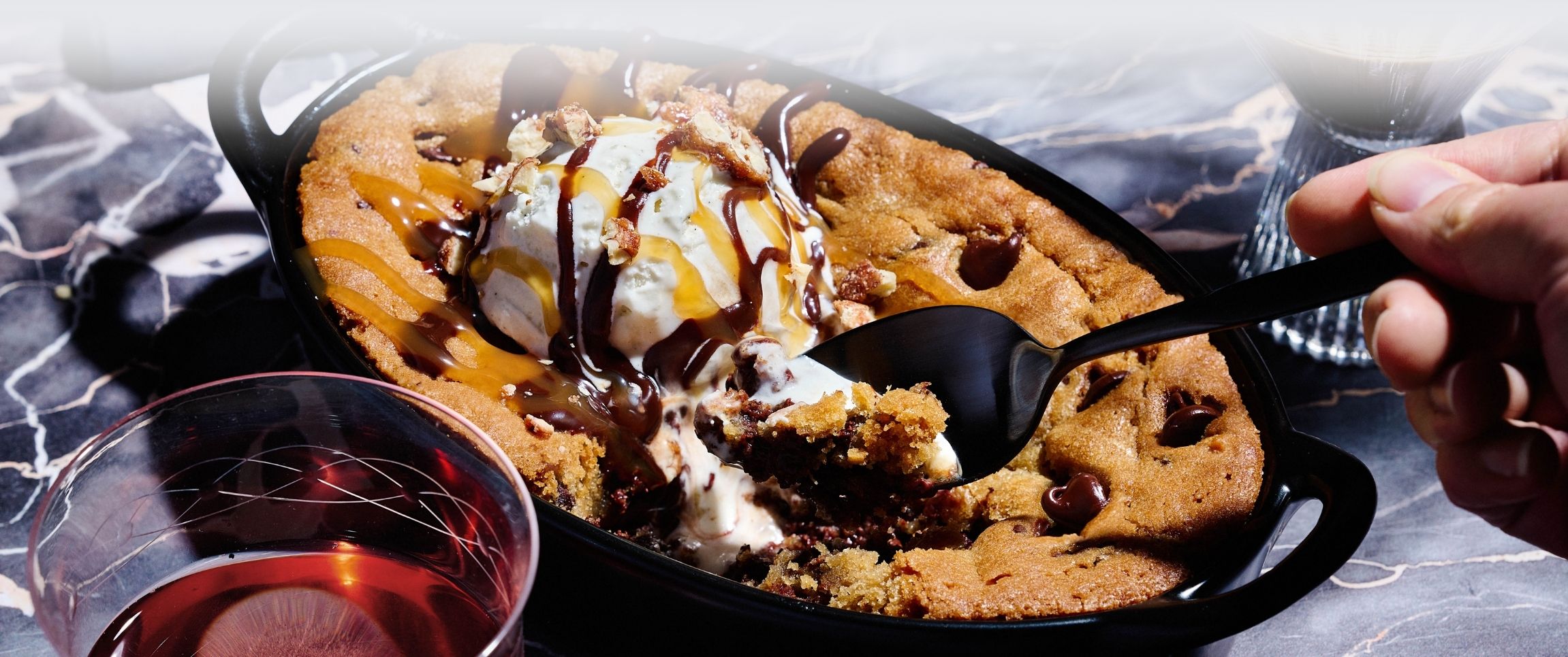 Midnight Cookie Crunch Skillet