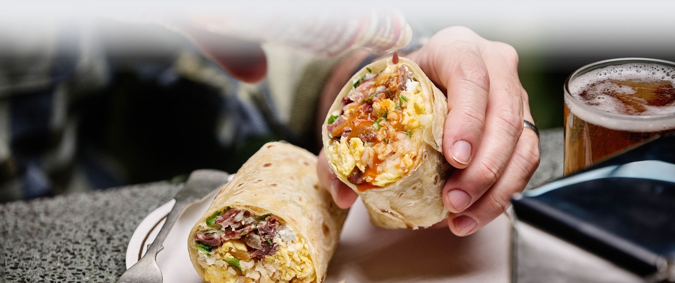 Breakfast in the Fens Burrito