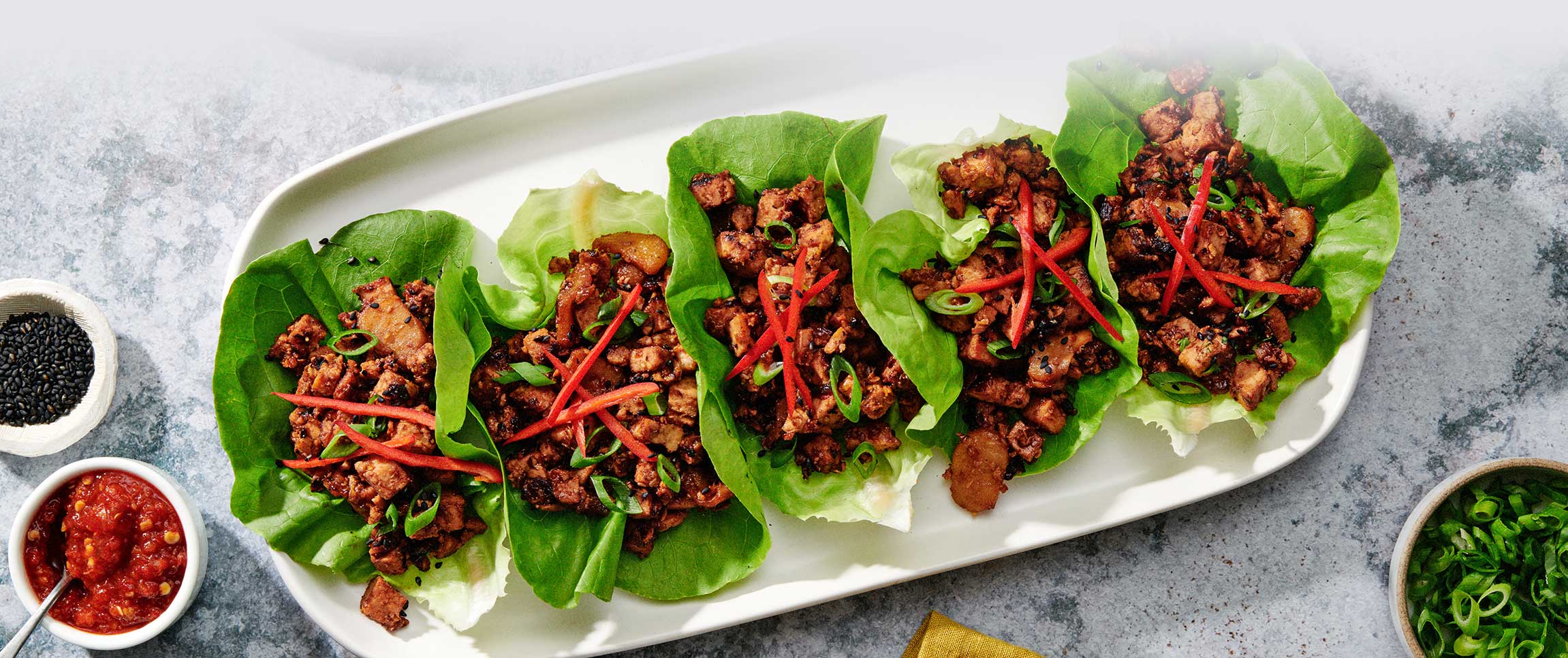 Thai Turkey Lettuce Wraps