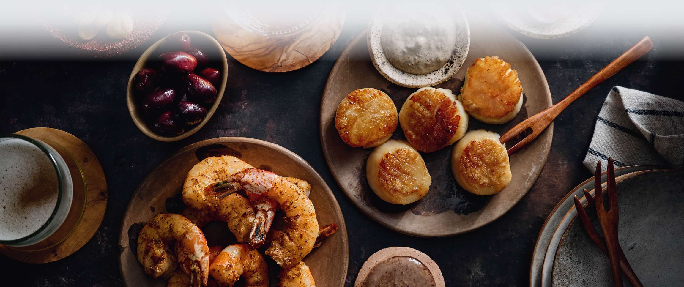 Bay Winds® Charred Scallops and Grilled Shrimp