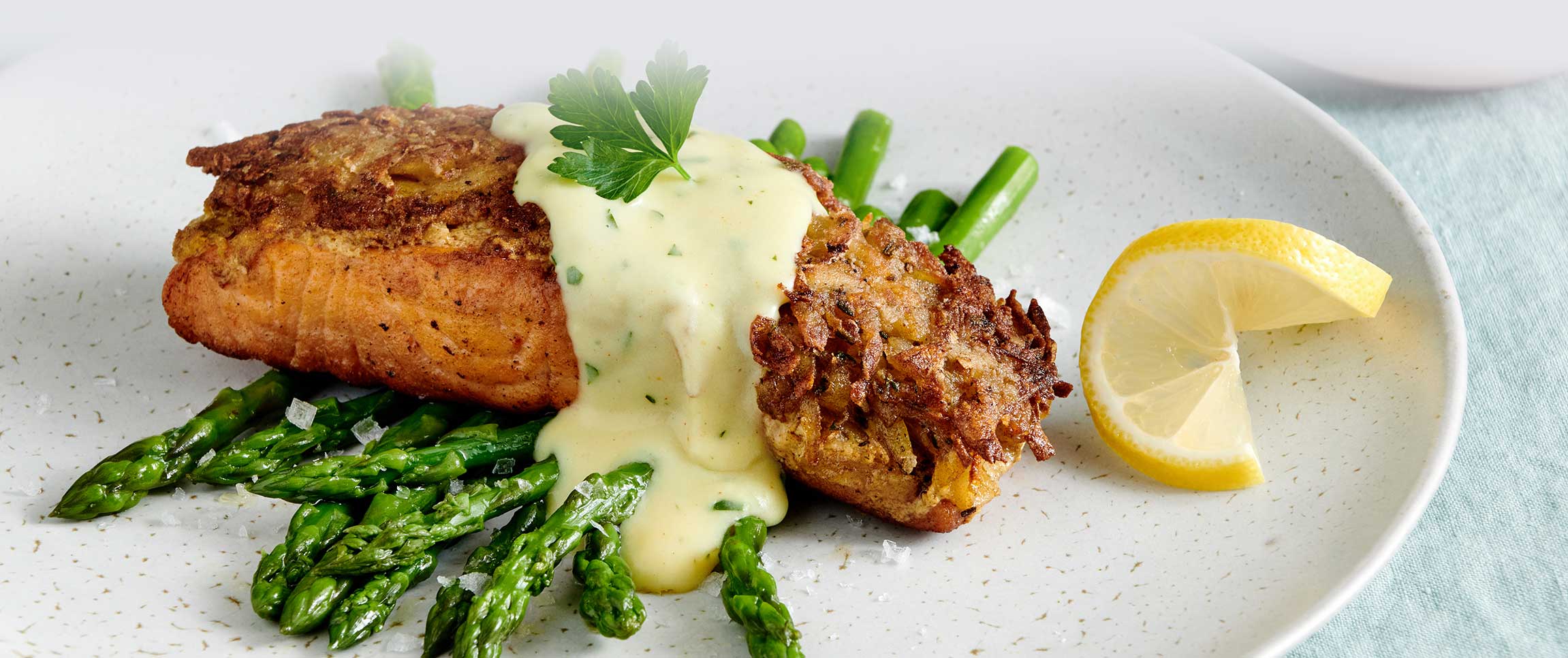 Bay Winds® Salmon with a Yukon Gold Potato Crust 