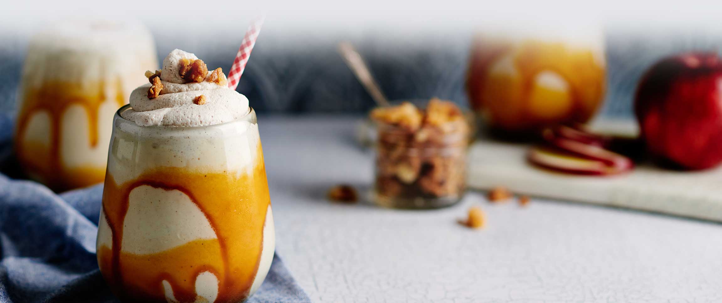 Boozy Apple Crisp Milkshake