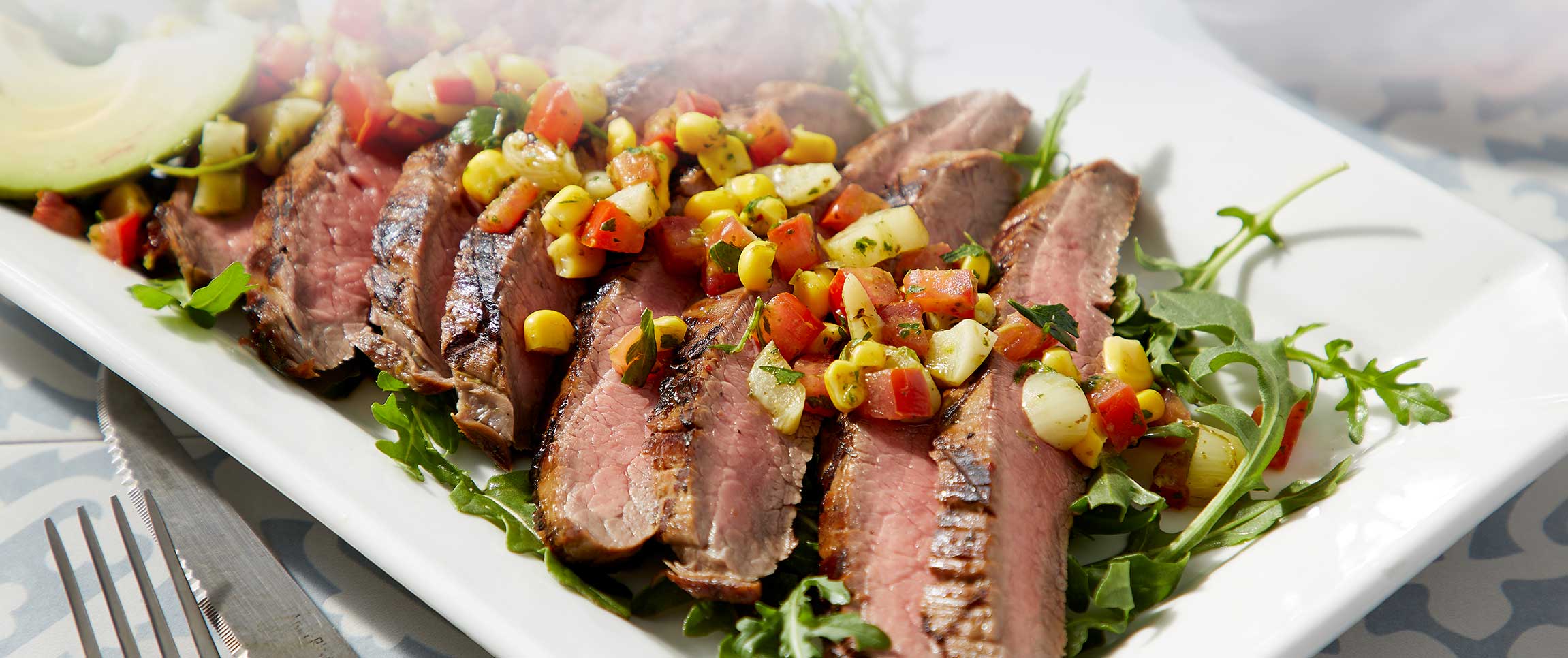 Surety Beef® Chimichurri Flank Steak Salad
