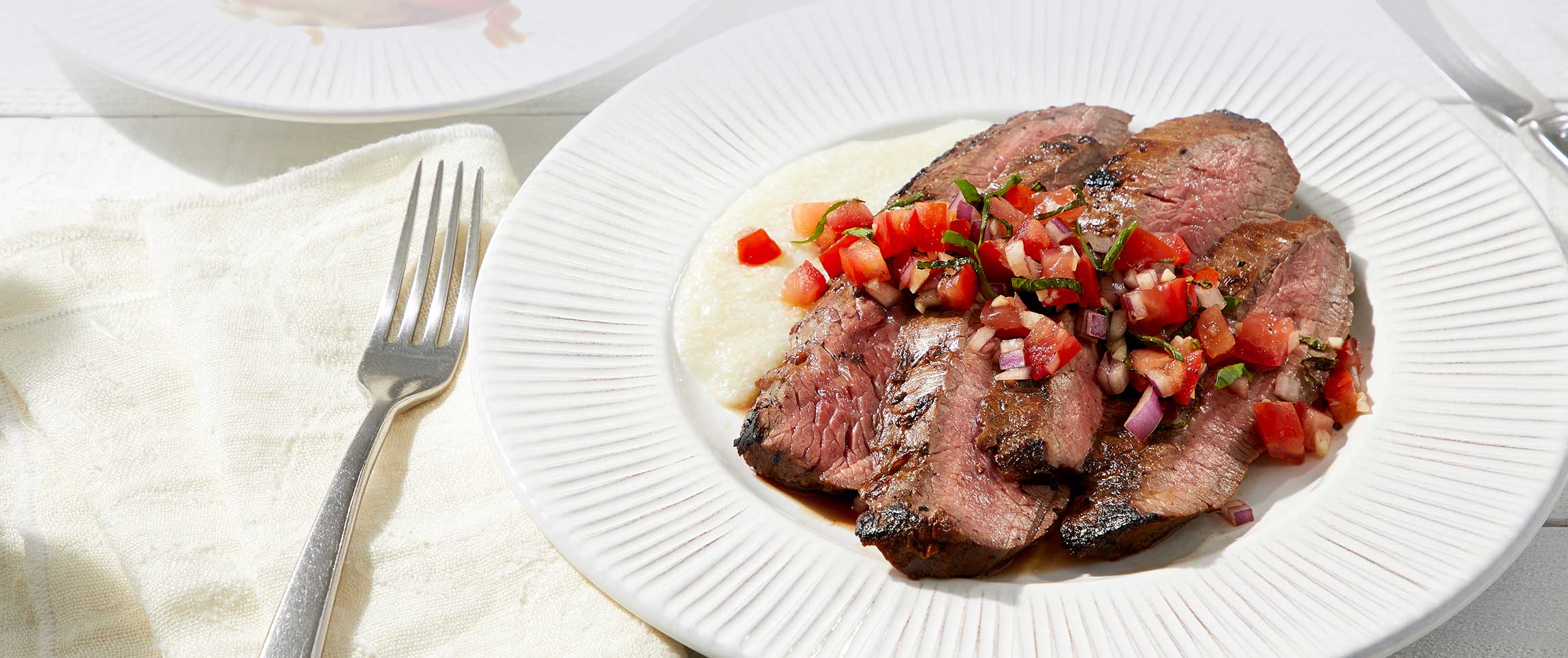 Citrus Flank Steak with Garden Salsa
