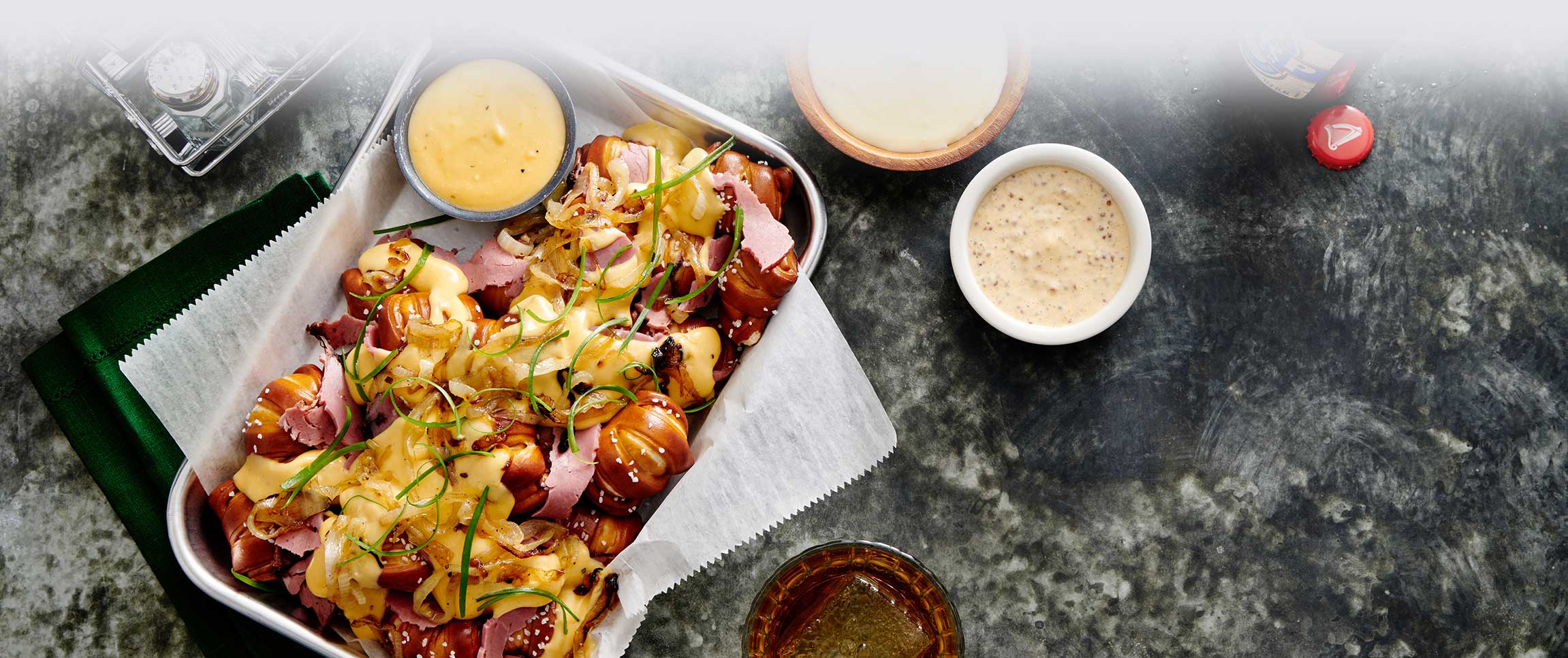 Loaded Delancey Street Pretzel Bites