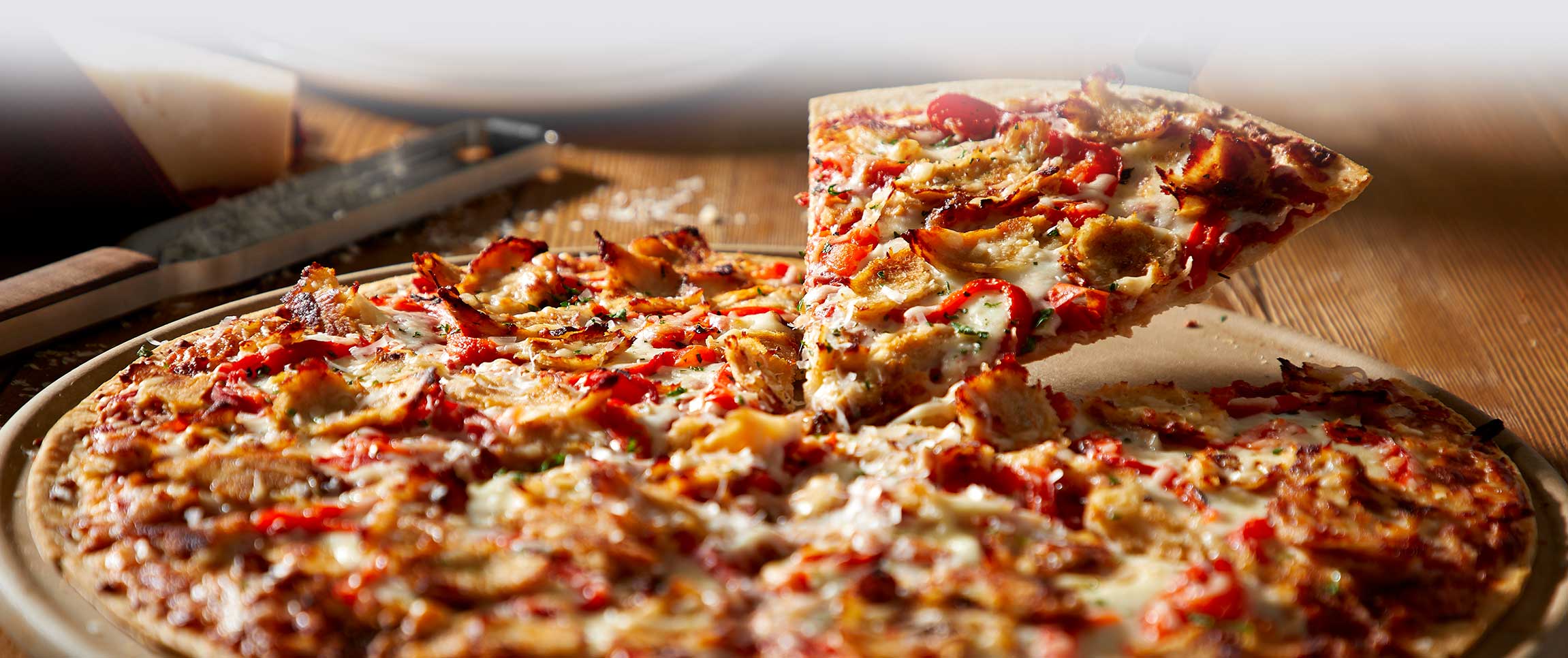 Chicken Cheesesteak Pizza