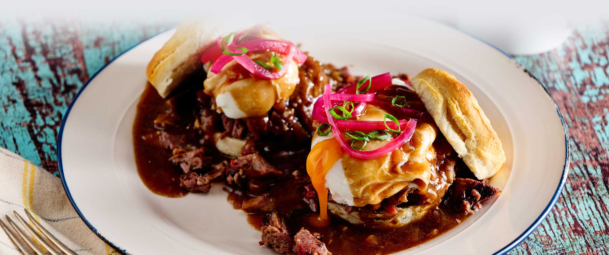 Red Eye Biscuits and Eggs