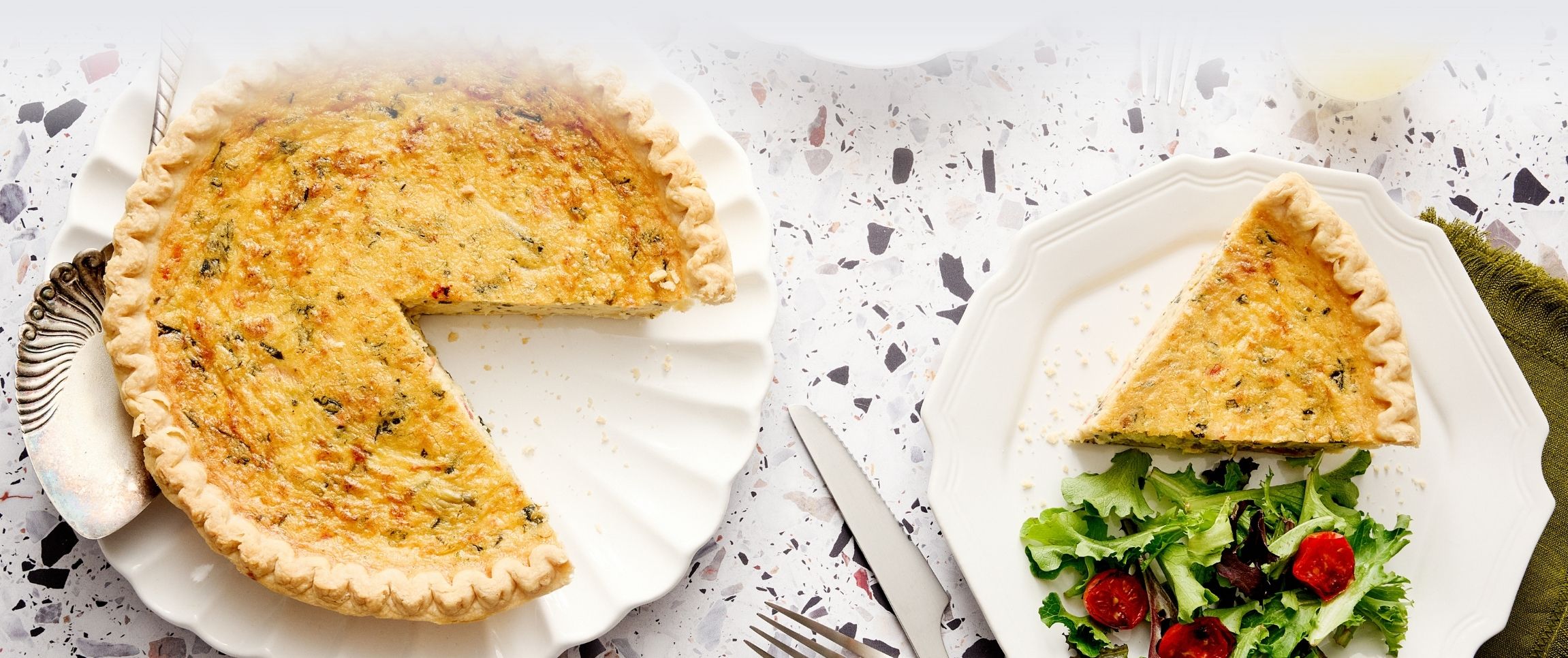 West Creek® Spinach & Artichoke Quiche