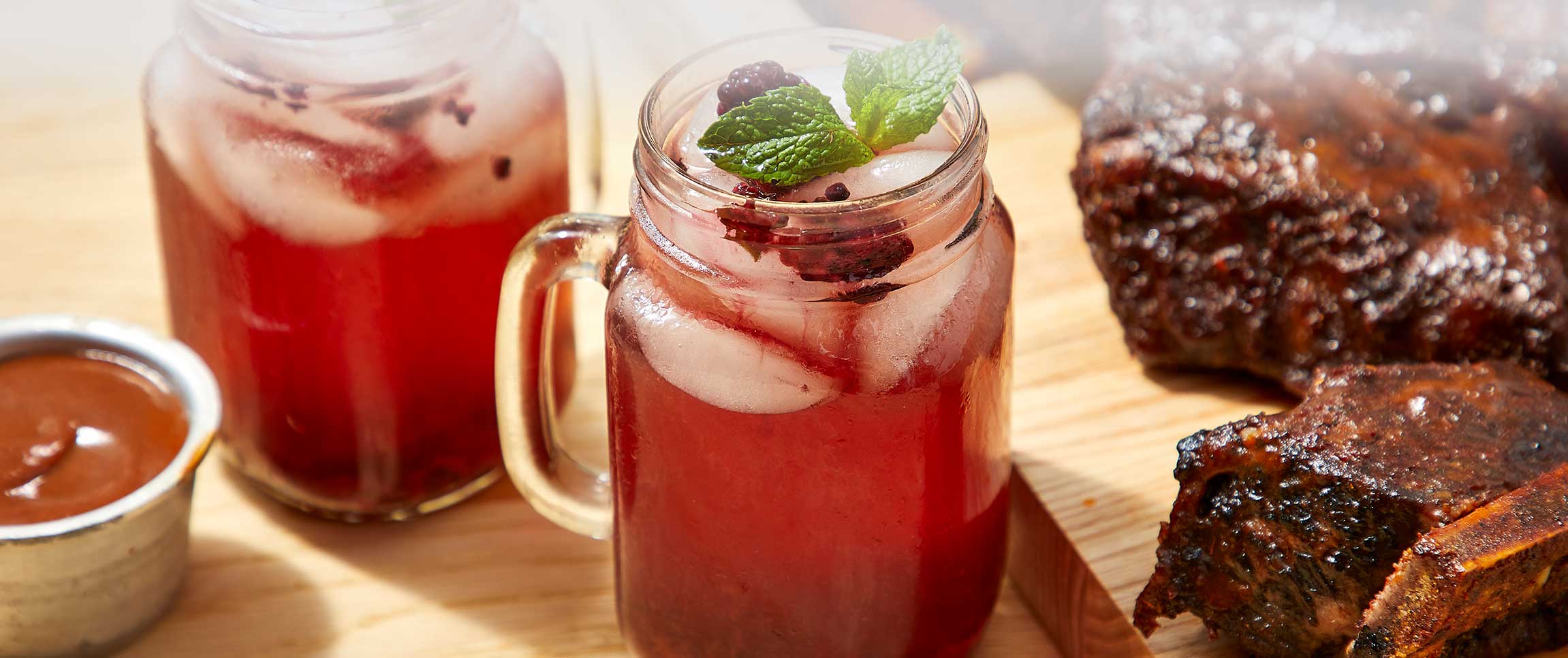 Blackberry Bourbon Sweet Tea