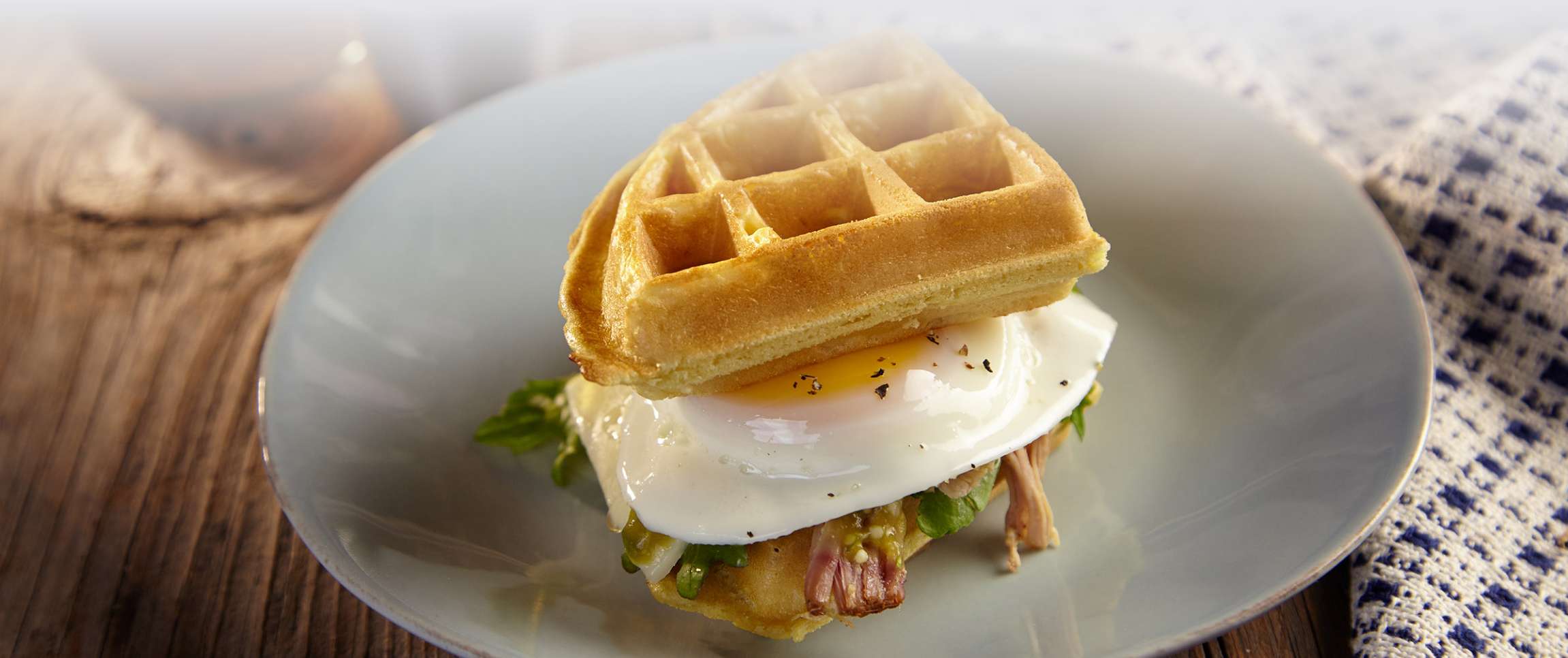 Southwestern Waffle Stack