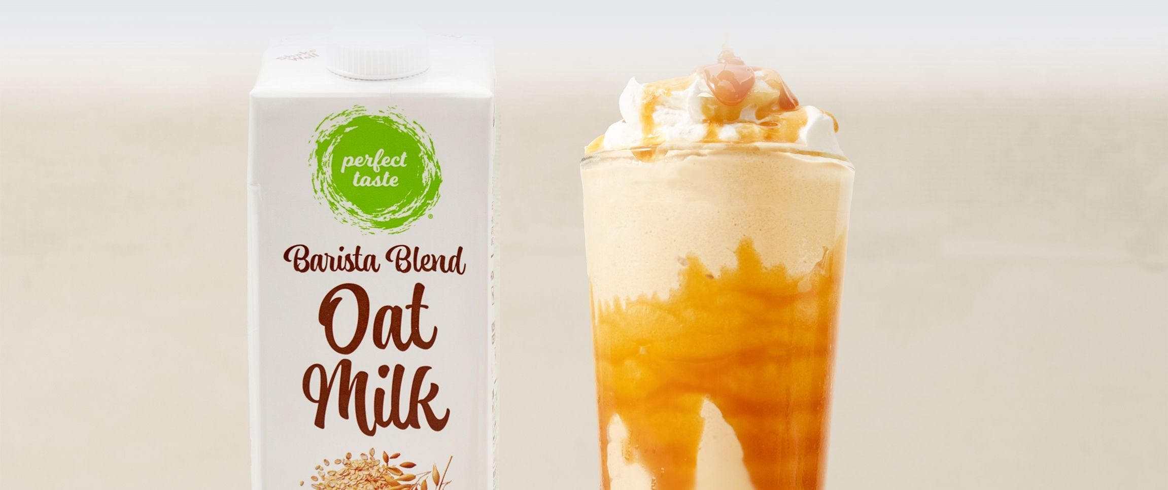 Oat Milk Caramel Frappe