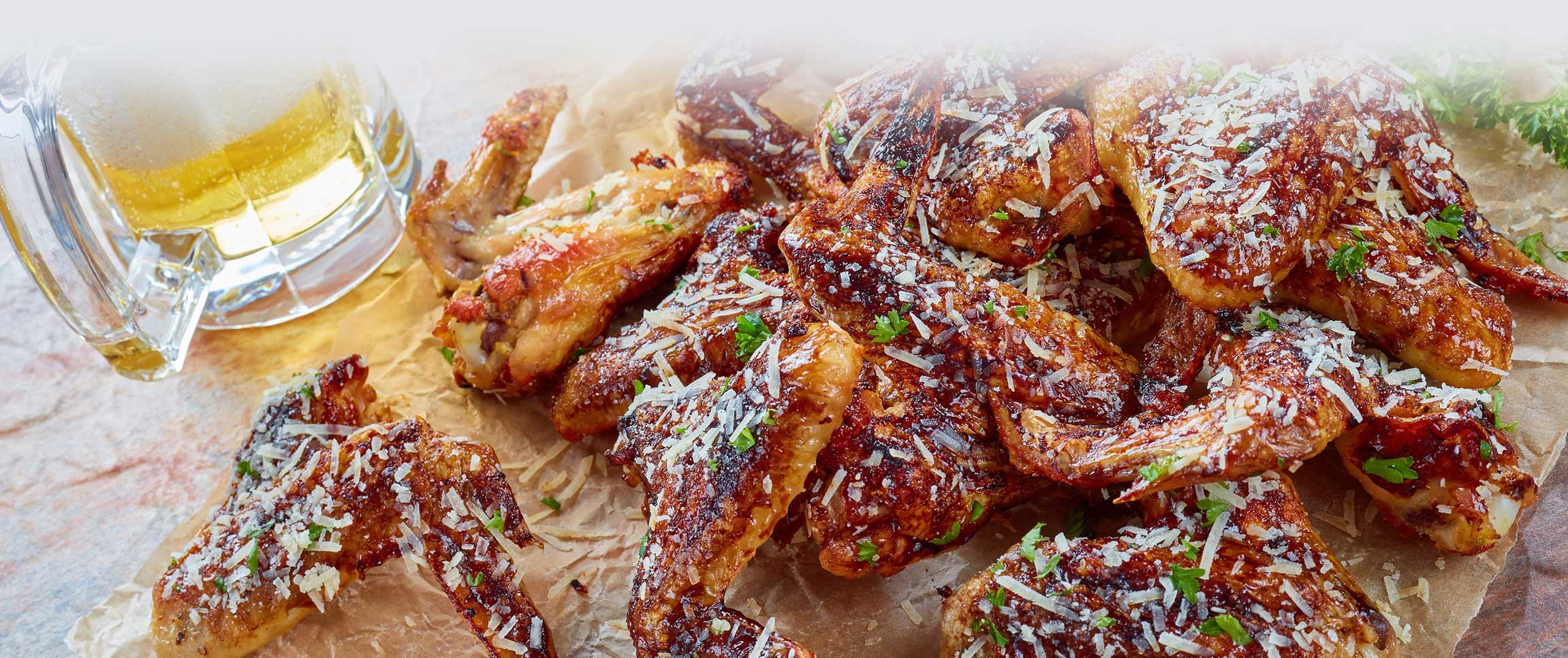 Peach BBQ Wings