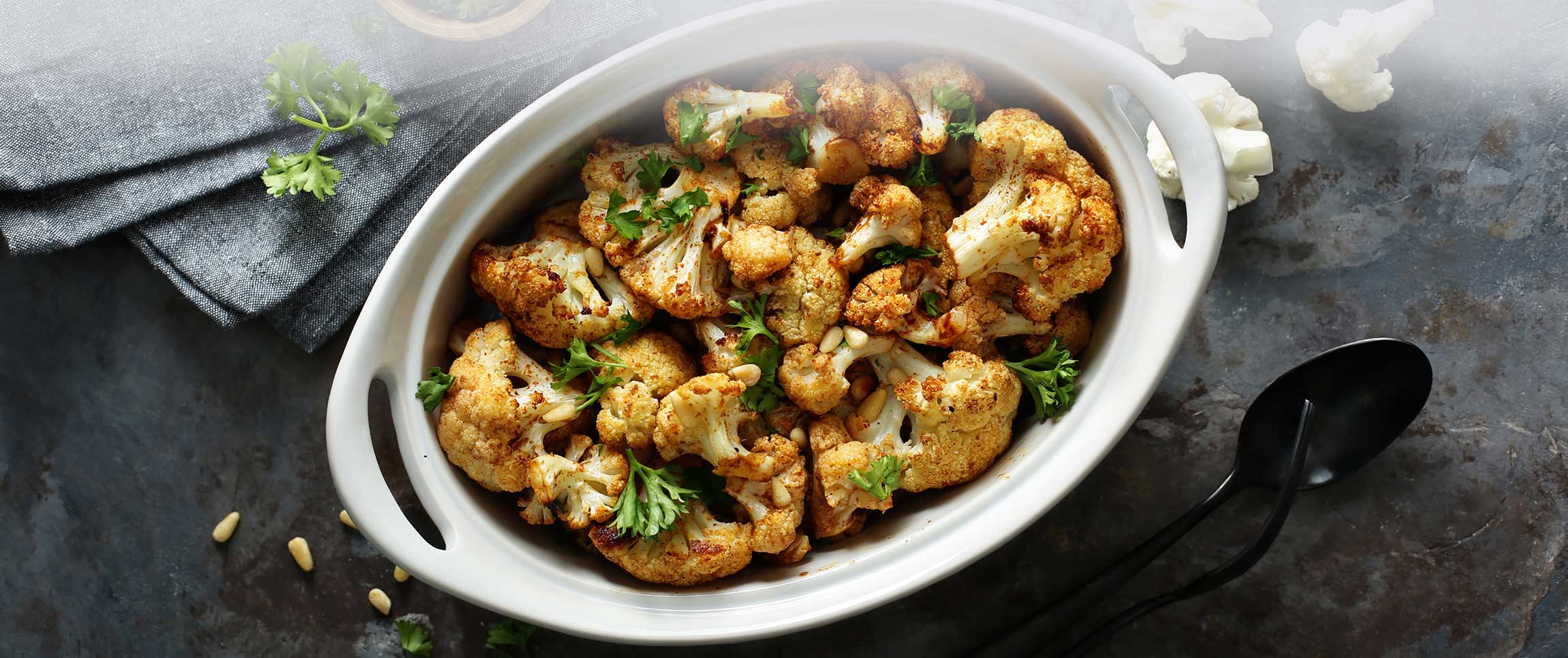Peak Roasted Cauliflower
