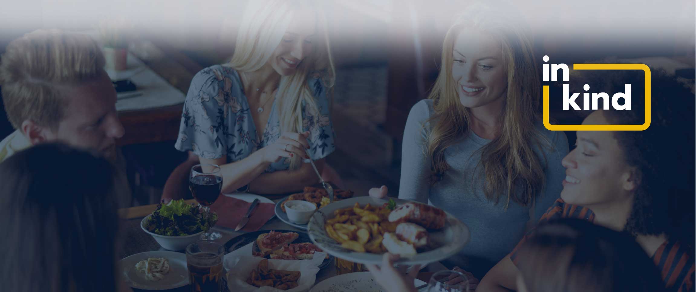 inKind hero image with logo