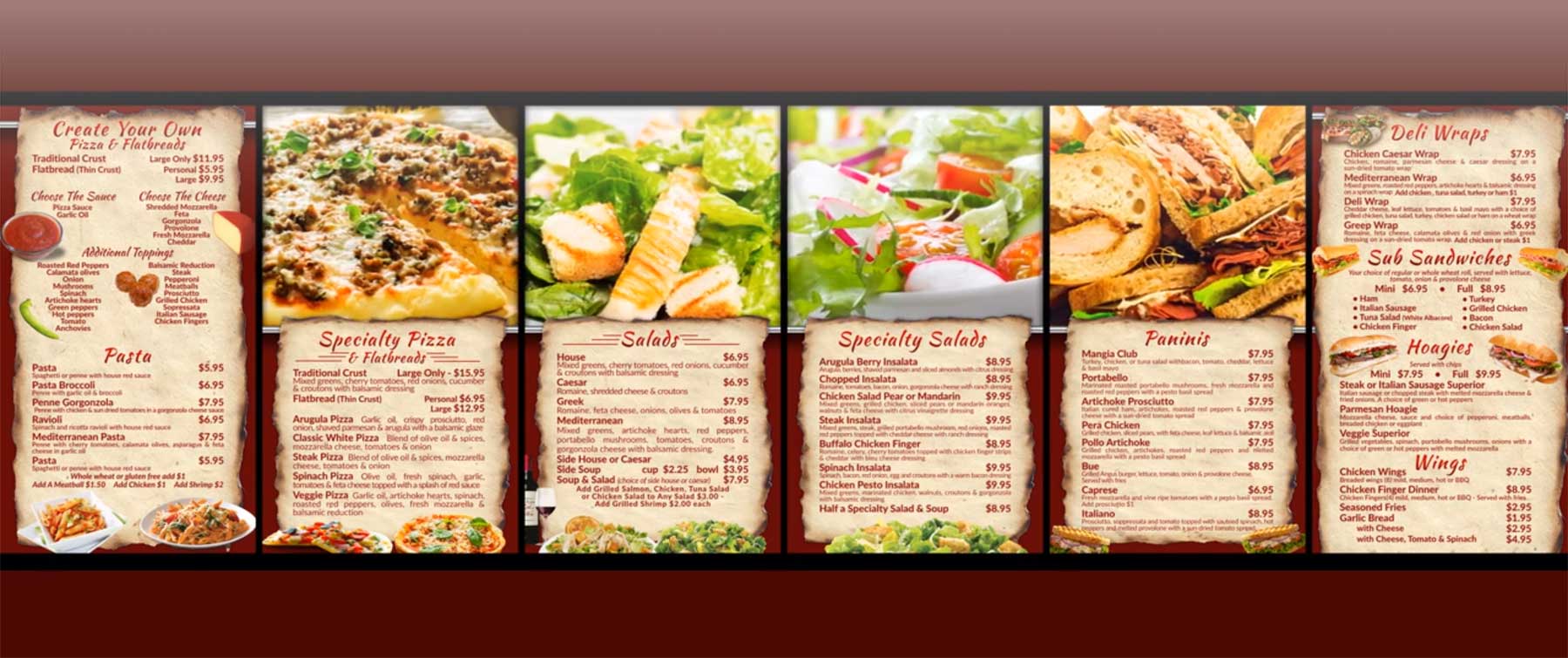 RTT Digital Signage Menu Board