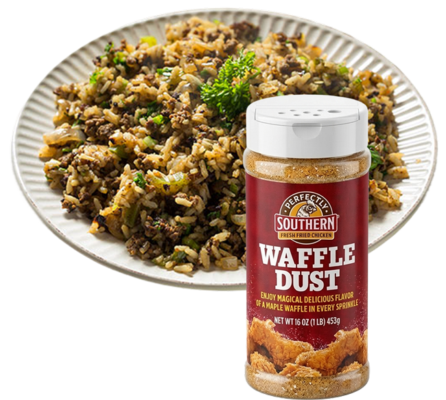 Perfectly Southern Waffle Dust and Rice Mix