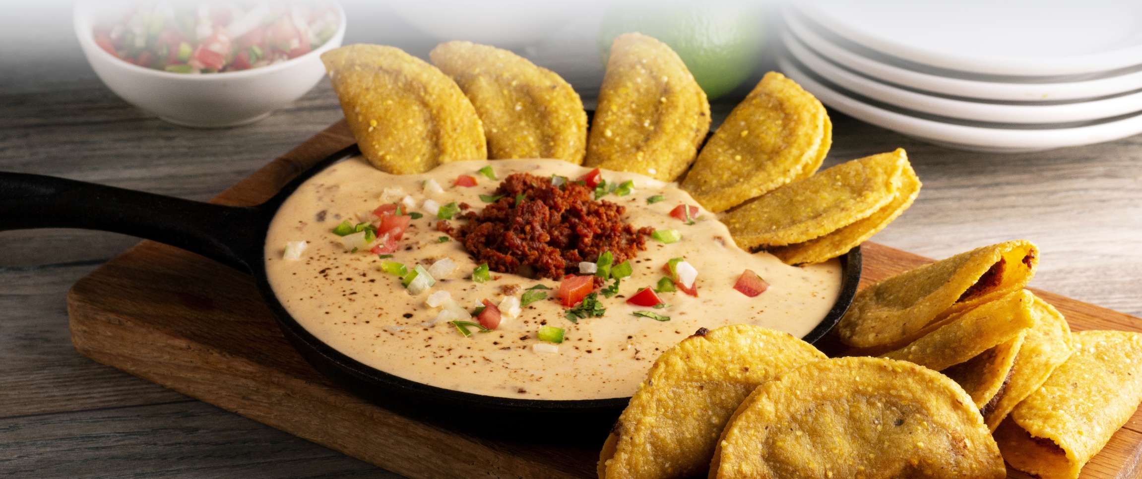 ¡Adelante!™ Mini Chicken Tacos.