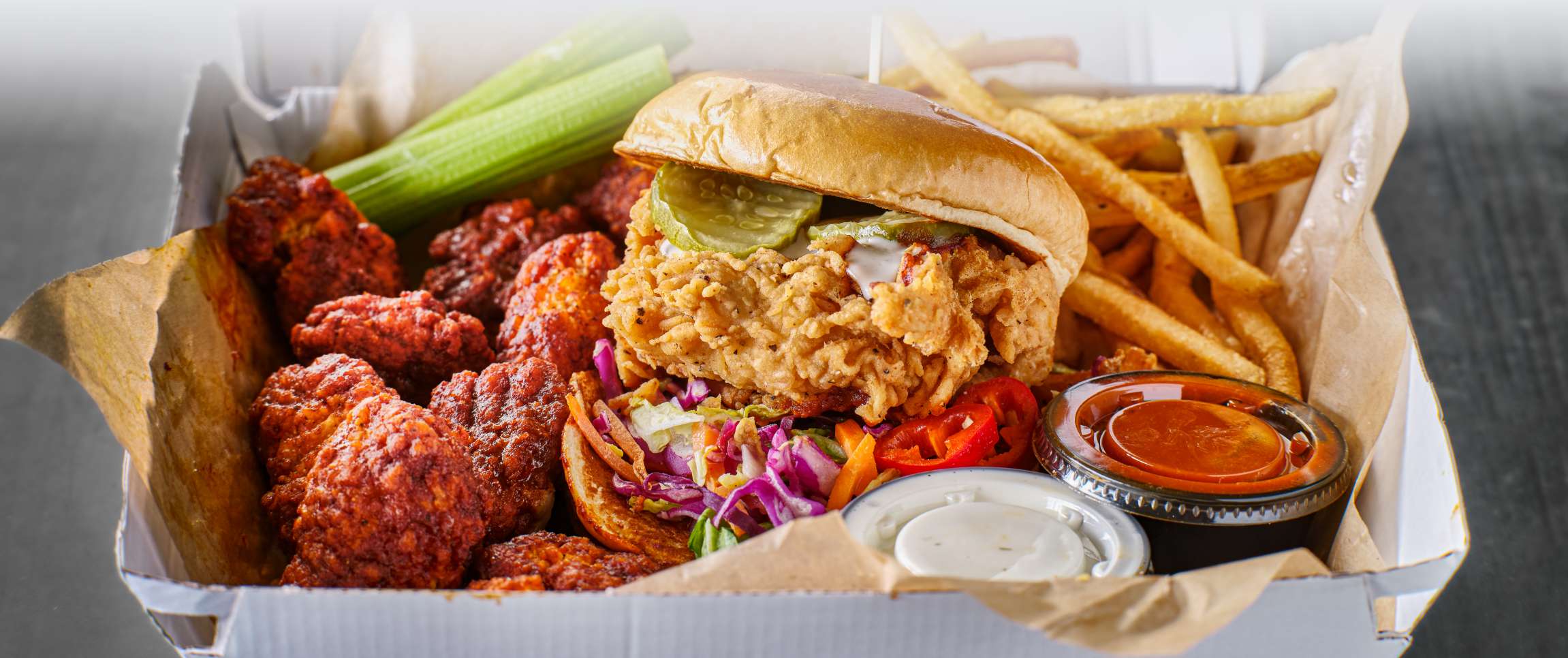 Delancey Street Deli® Nashville Hot Sauce and Garlic Parmesan Sauce