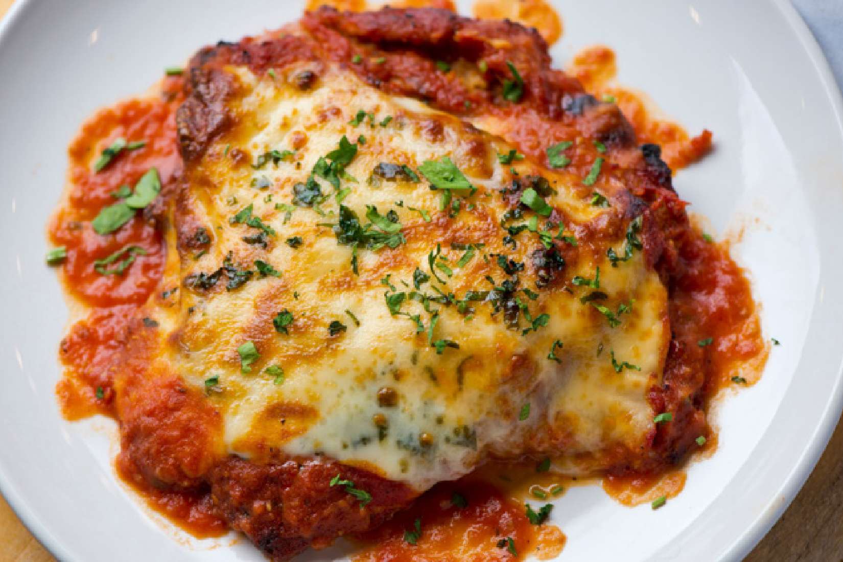 West Creek Sliced Mozzarella on Lasagna