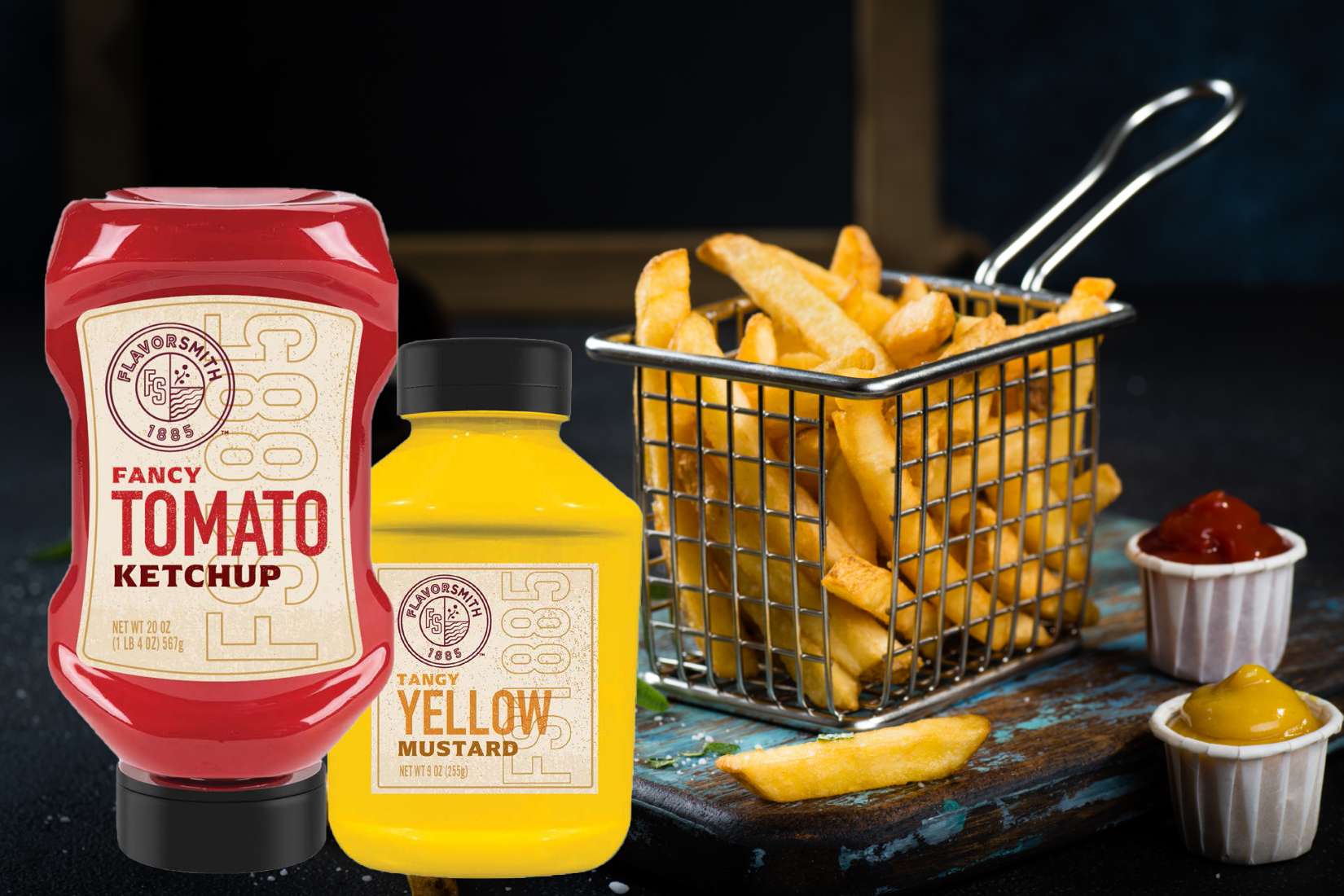 FlavorSmith Ketchup and mustard