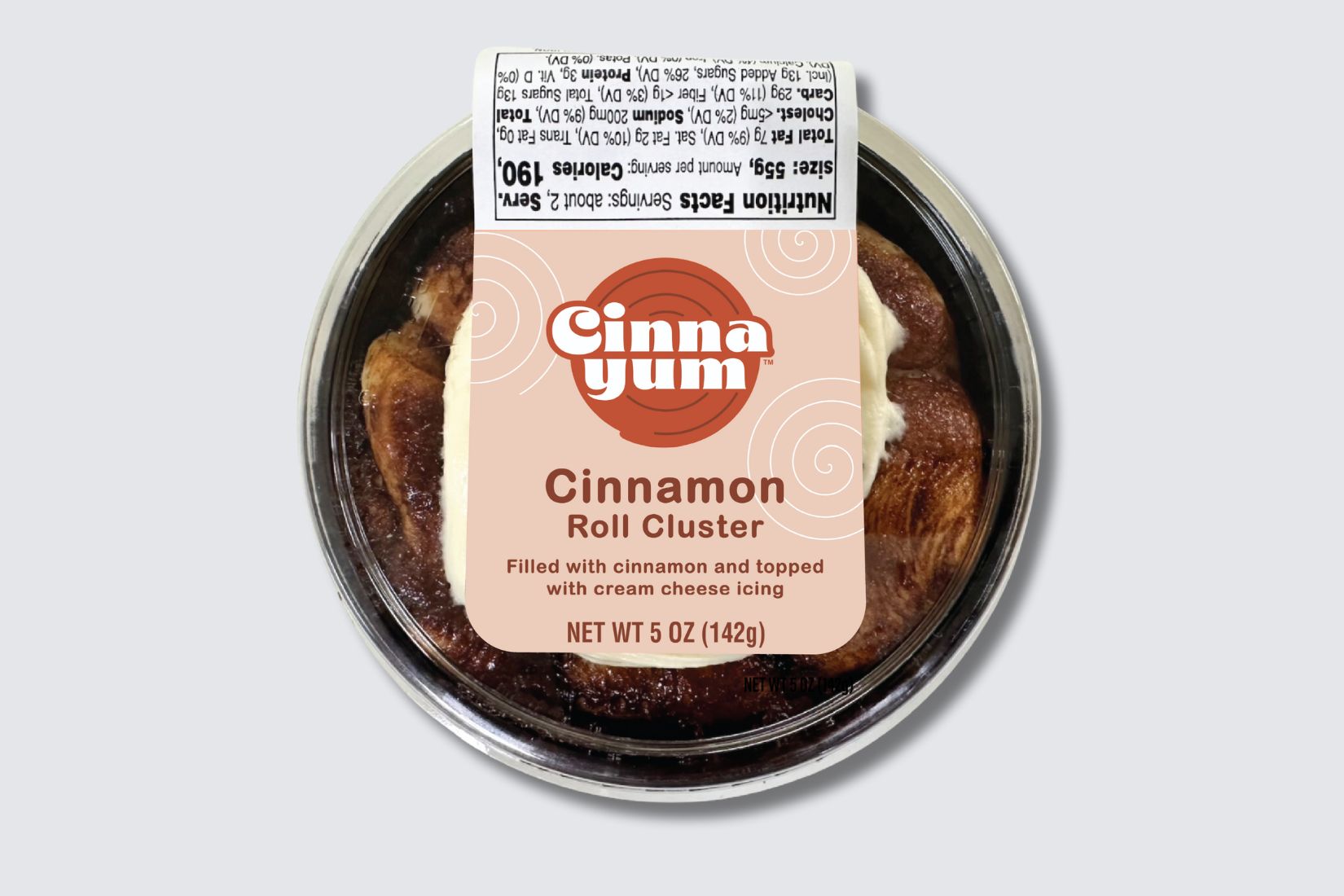 Cinnayum™  Individually Packaged Cinnamon Roll Clusters
