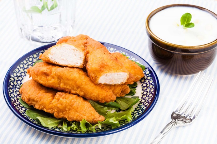 West Creek® IQF Uncooked Mild Breaded Chicken Tenderloins