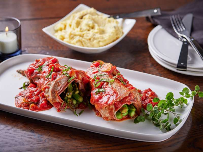 Garlic Roasted Red Pepper Pizza