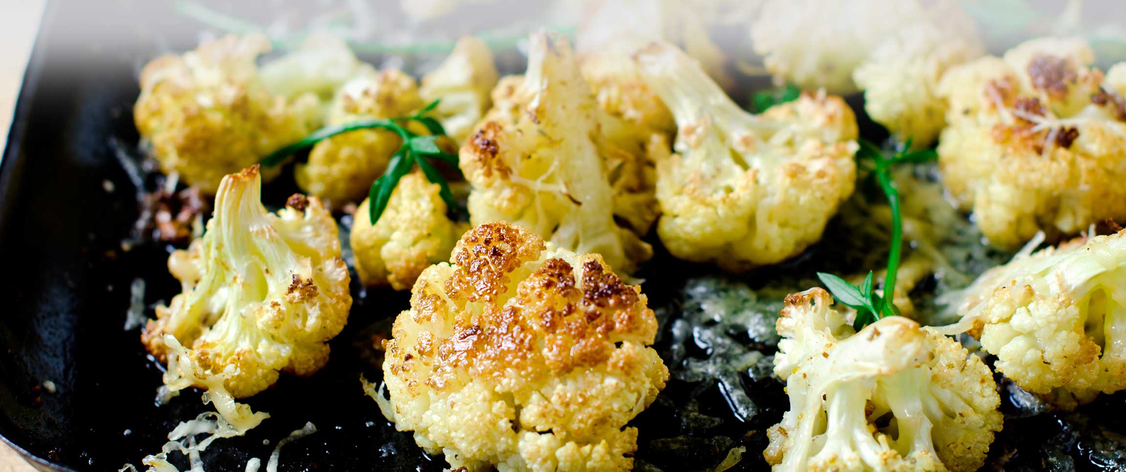 Roasted Parmesan Cauliflower