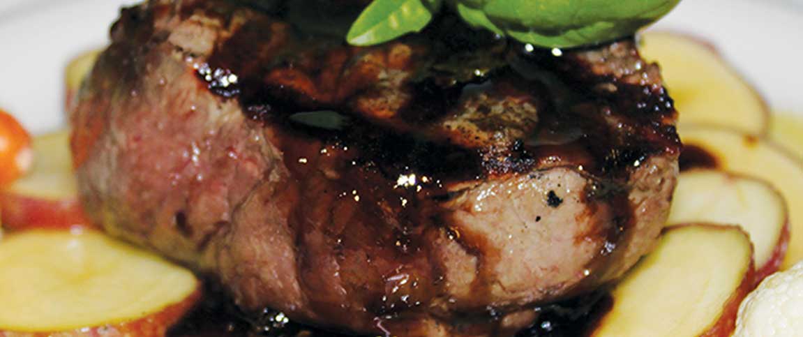 Sirloin Filet with Balsamic Honey Glaze