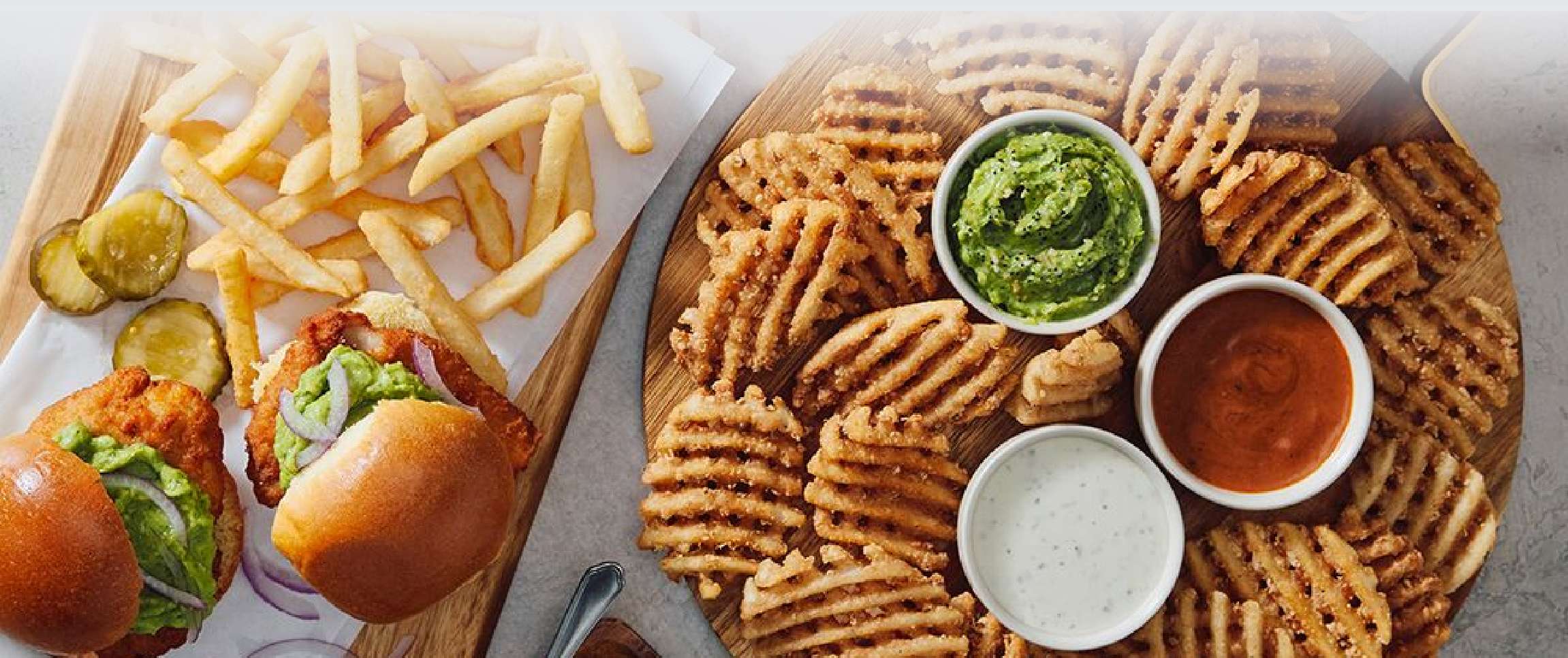 Avocado and French Fry Grazing Table