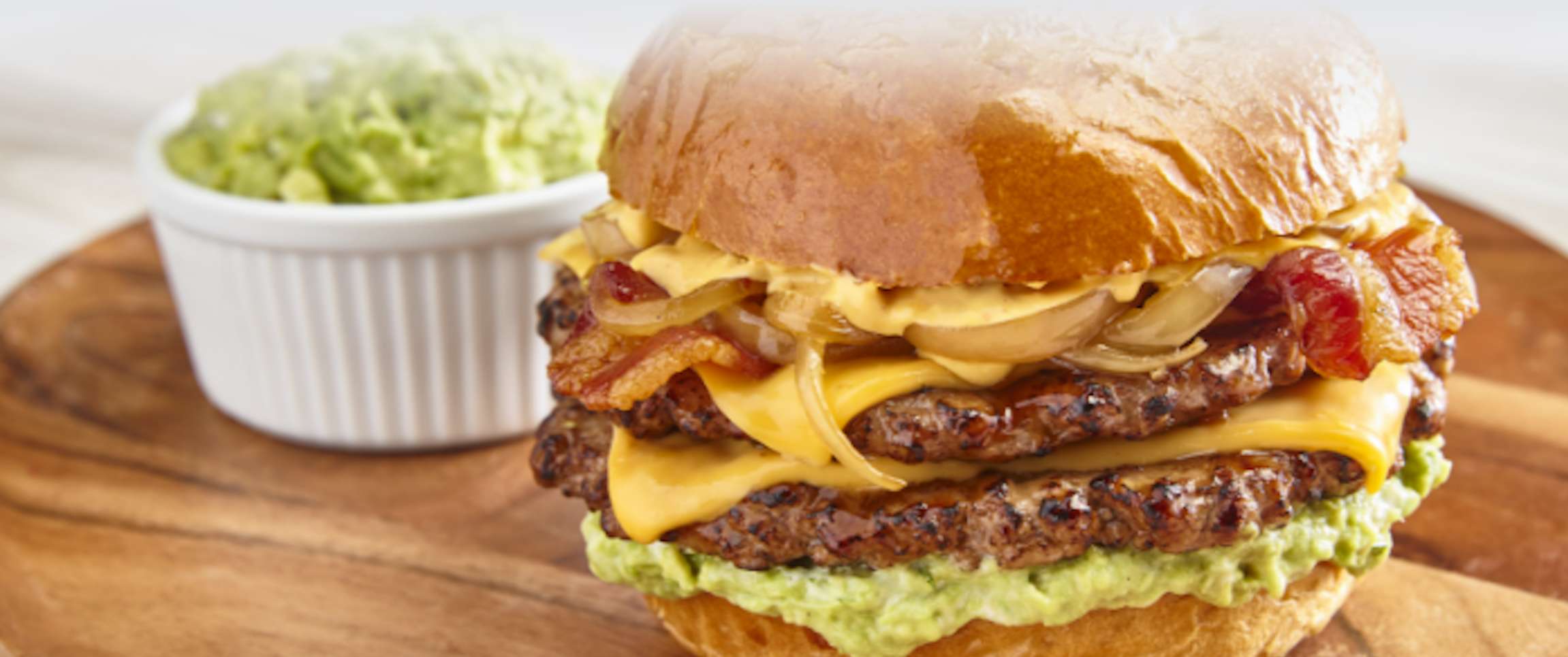 Avocado Ranch Smash Bacon Burger