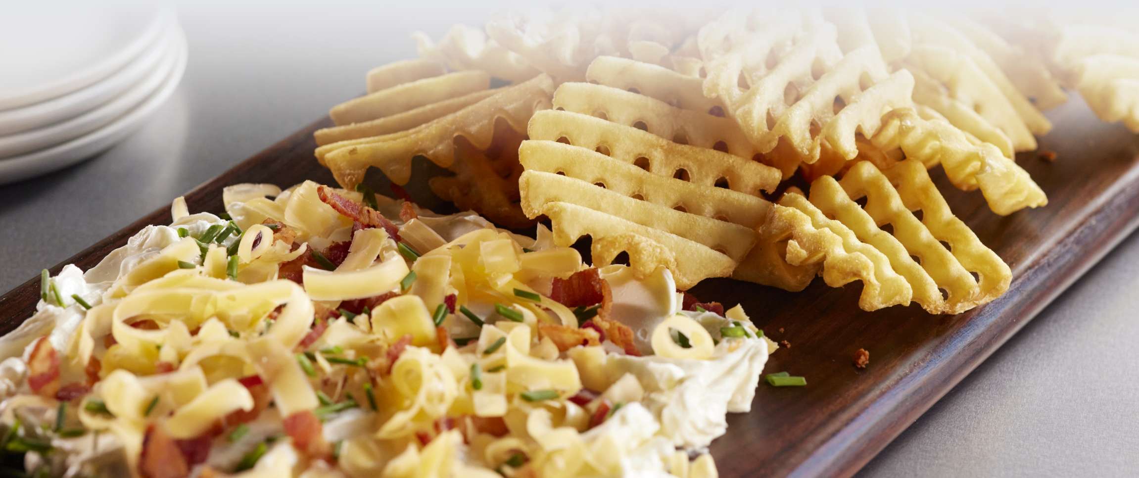 Bacon-Loaded Cream Cheese Board