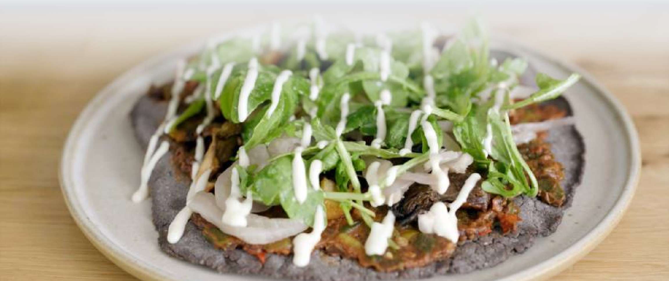 Black Bean Tlayudas