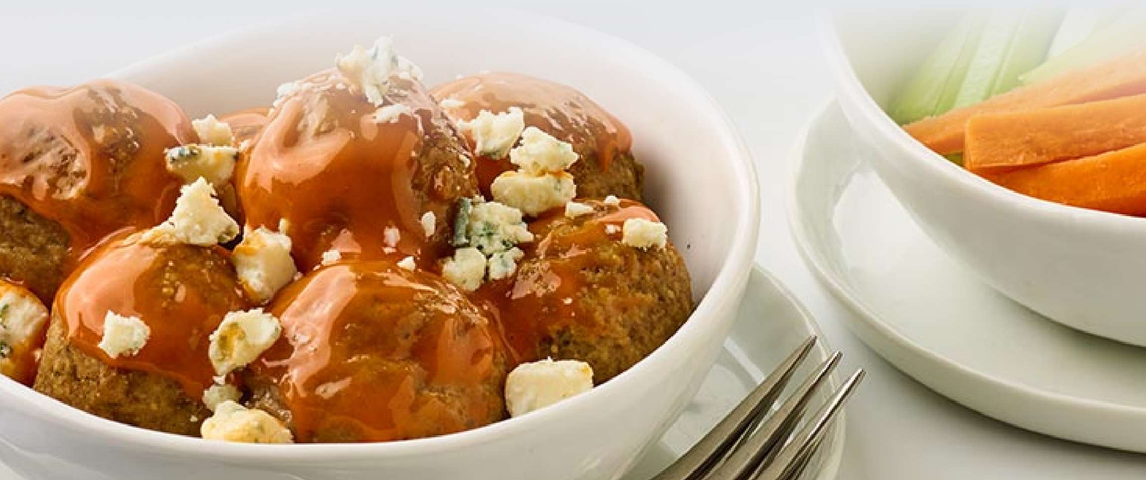 Buffalo and Blue Cheese Meatballs