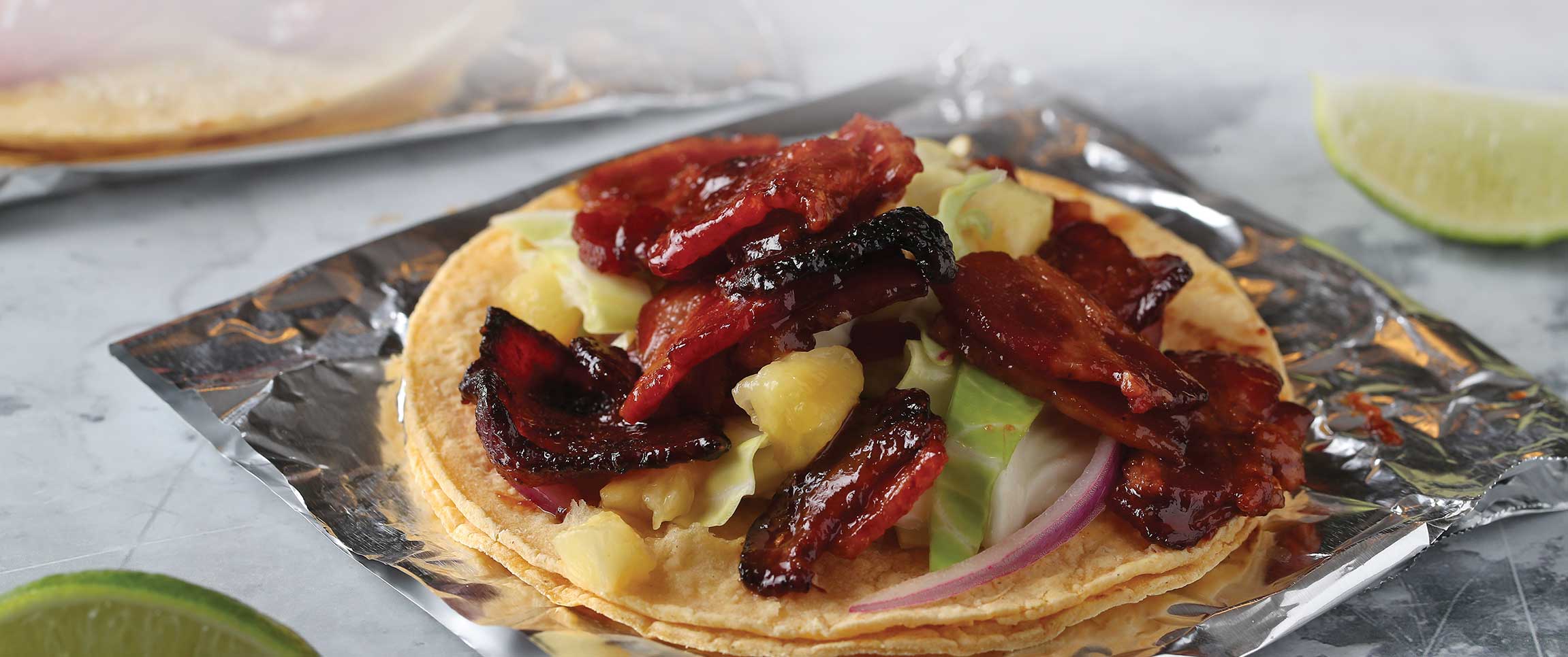 Burnt Ends Bacon Tacos