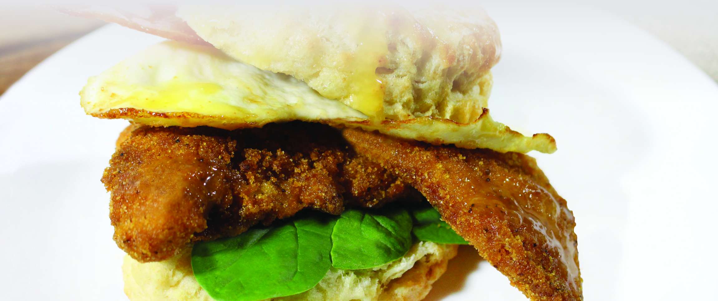 Cajun Fried Catfish Breakfast Biscuit