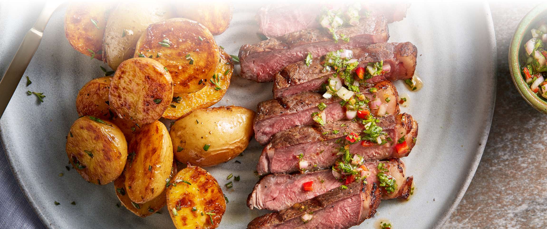 Chimichurri New York Strip Steak